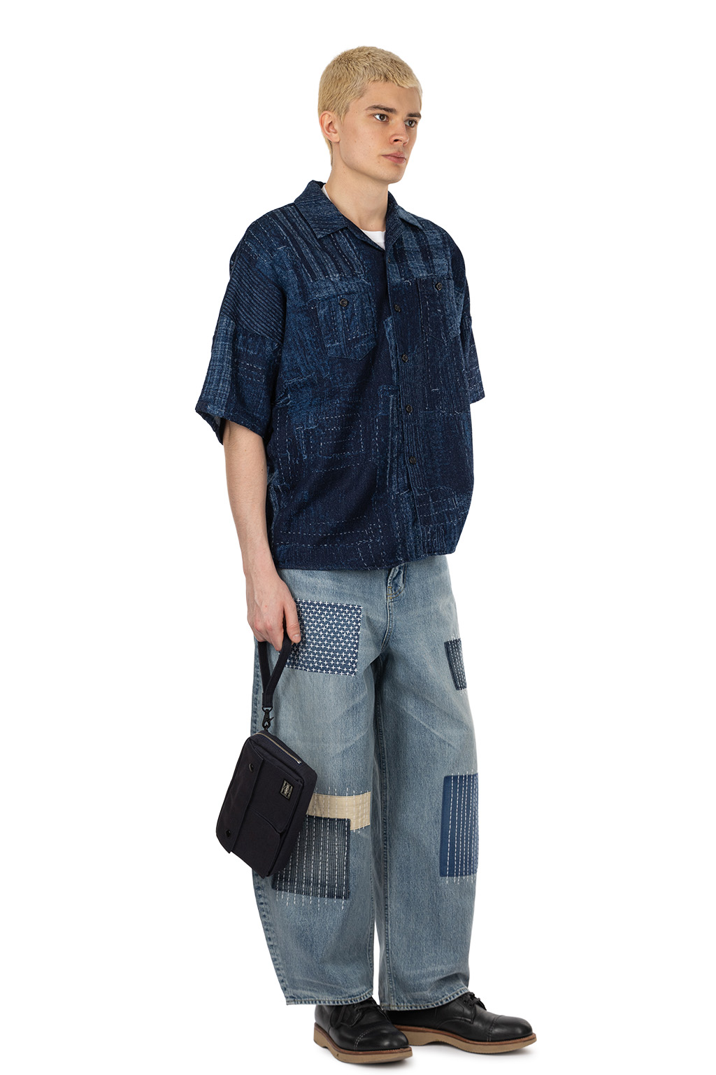 FDMTL - Boro SS Shirt Rinse - Indigo