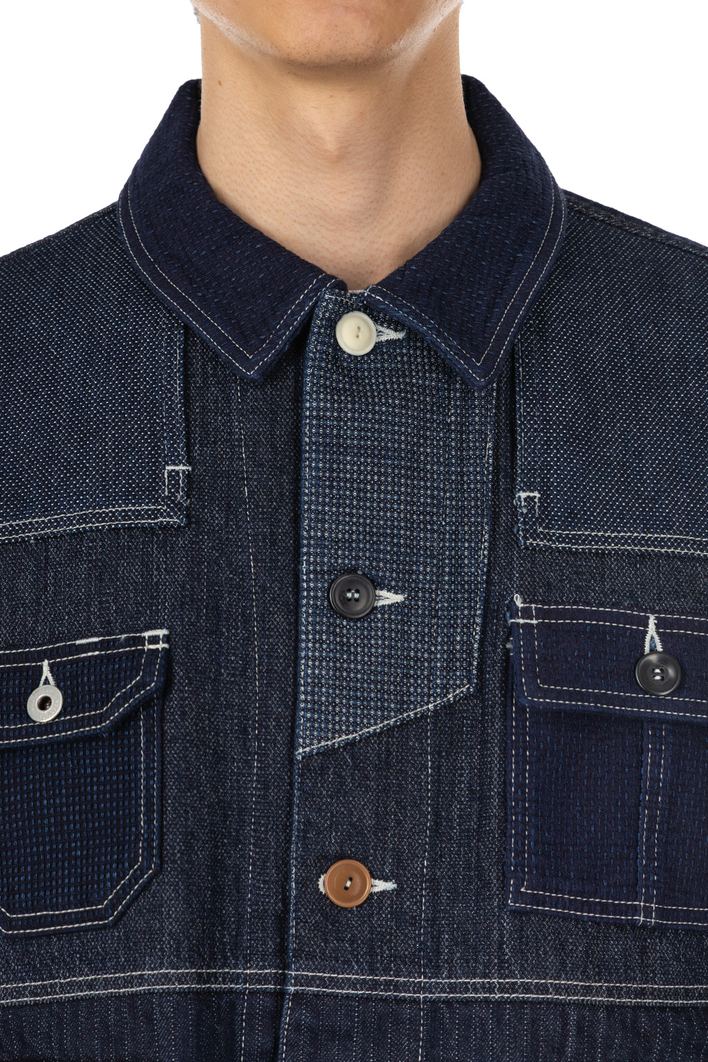 FDMTL - Coverall Jacket Rinse - Indigo