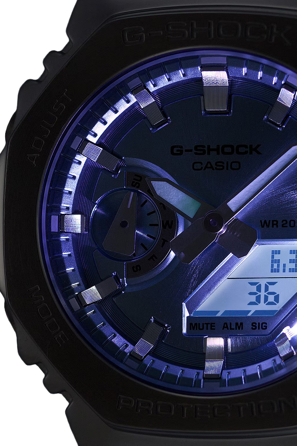 G-Shock by Casio - GM-2110D-3A1 - G-STEEL 2100 Series - Silver