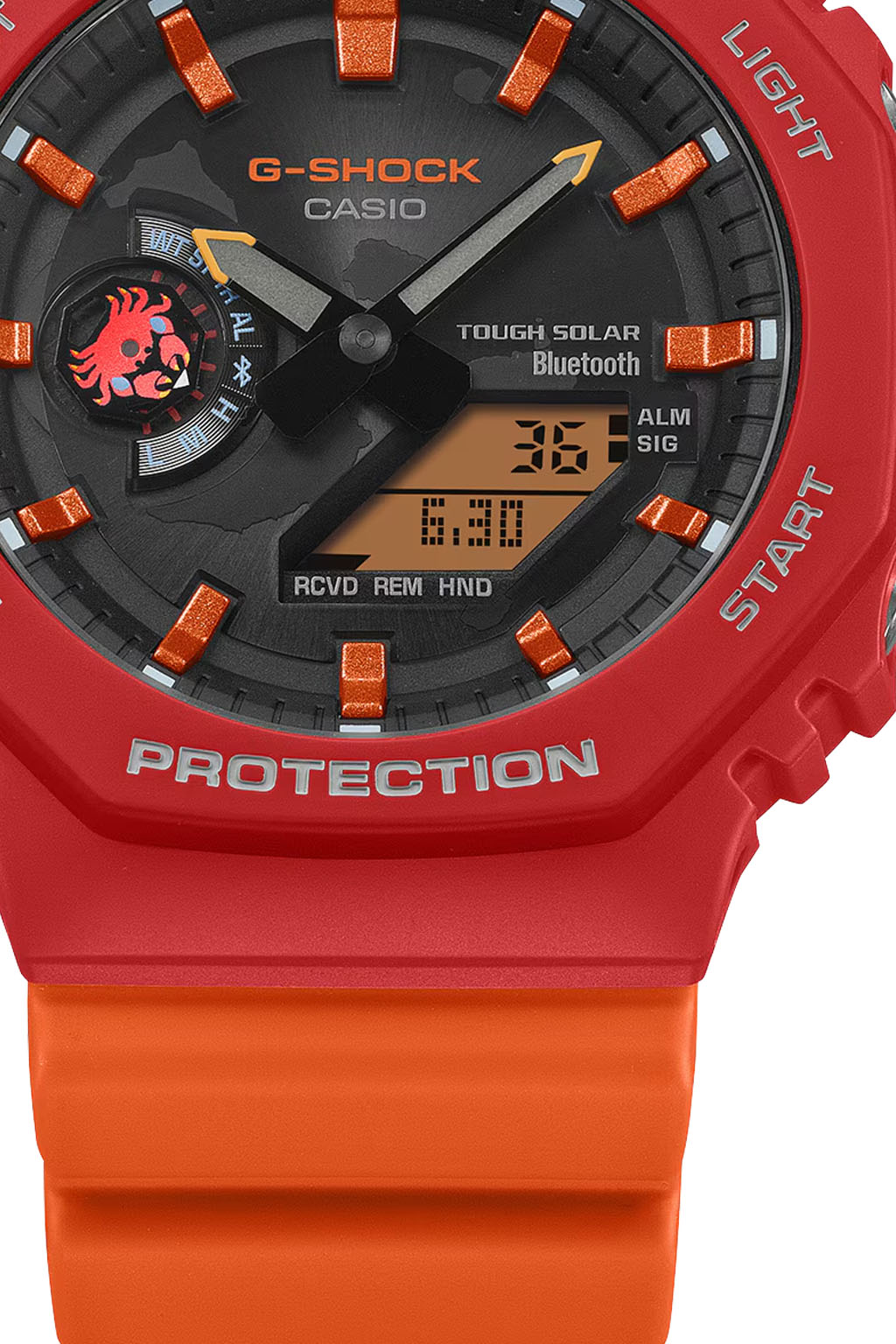 G-Shock by Casio - Darwin Foundation collaboration 2100 Series - Orange
