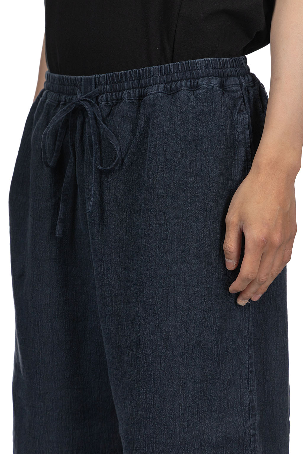 HERILL - Linen Easypants - Navy
