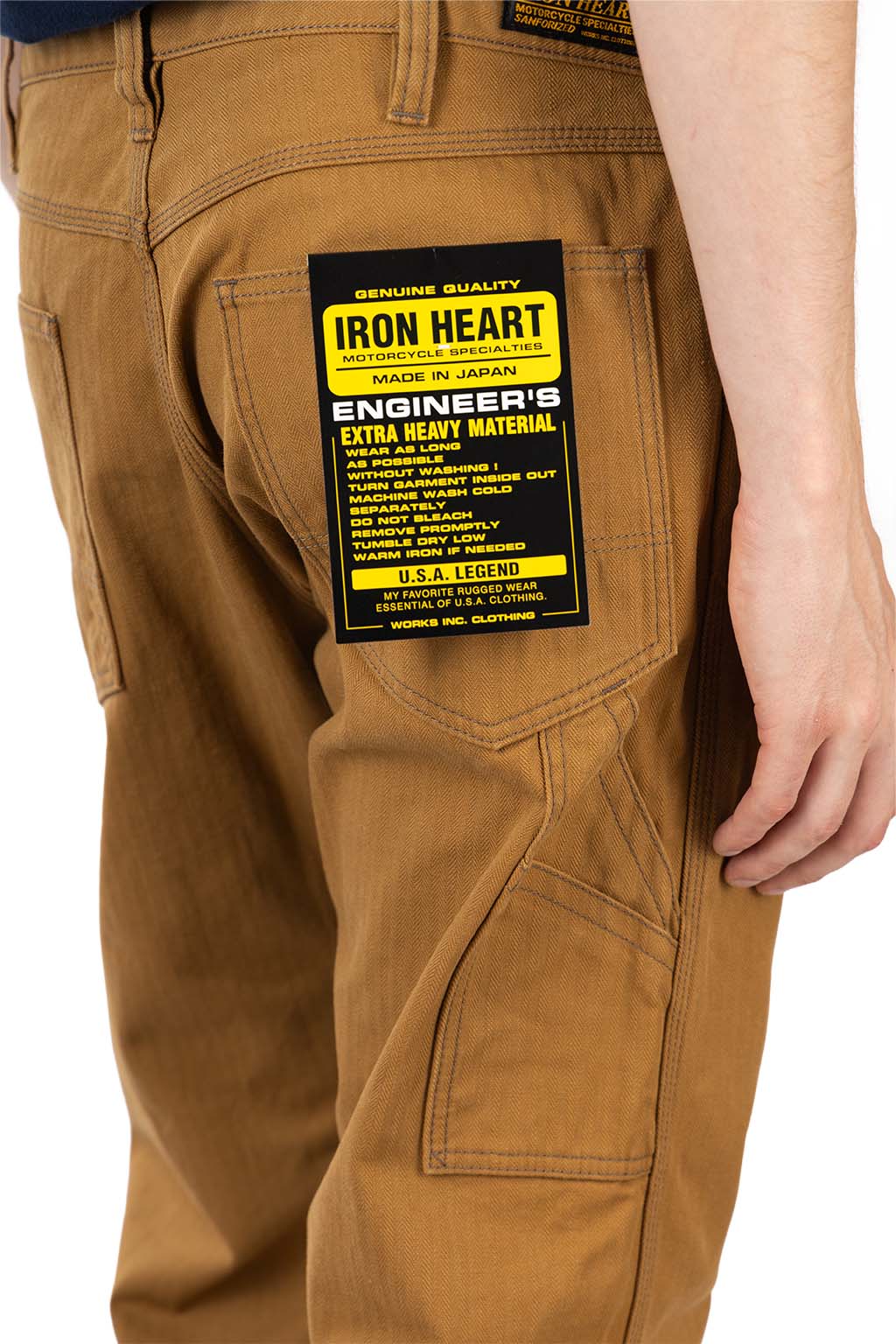Iron Heart - 10oz Herringbone Painter's Pants - Brown
