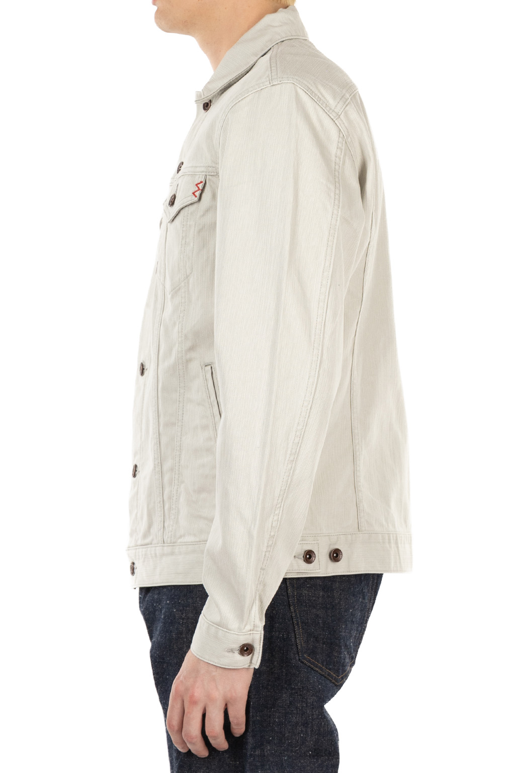 Iron Heart - 11oz Piqué Modified Type III Jacket - Light Grey