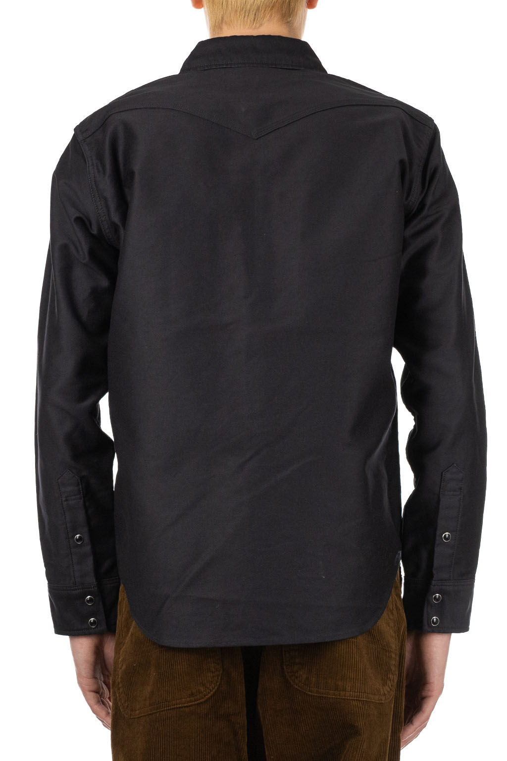 Iron Heart - IHSH-426 12oz Military Moleskin Western Shirt - Black