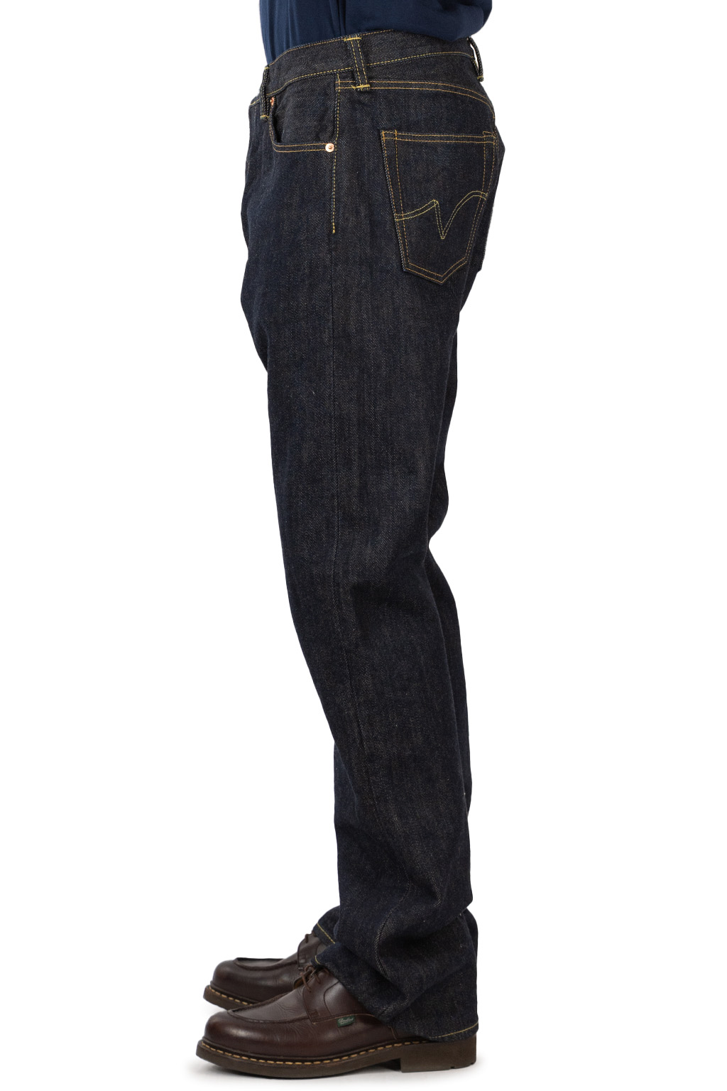 Iron Heart - 21oz Selvedge Denim Straight Cut Jeans - Indigo