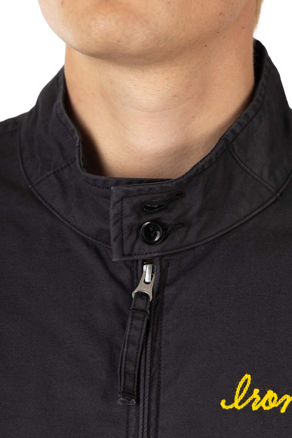 Iron Heart - 6.2oz Serge Drizzler Jacket - Black