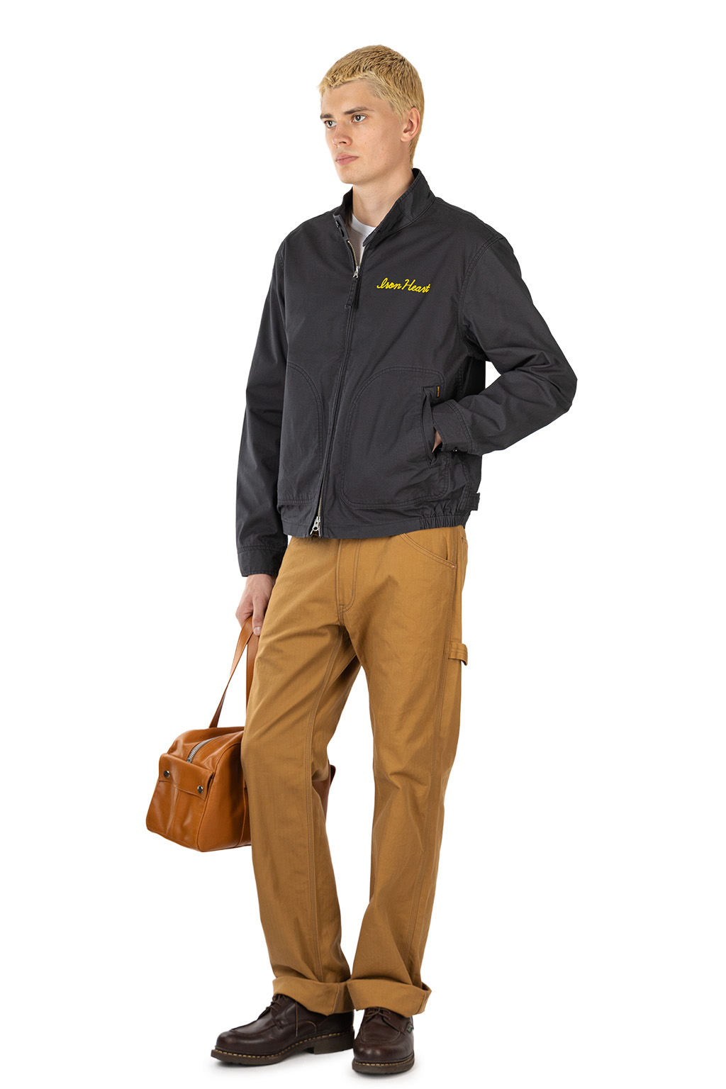 Iron Heart - 6.2oz Serge Drizzler Jacket - Black