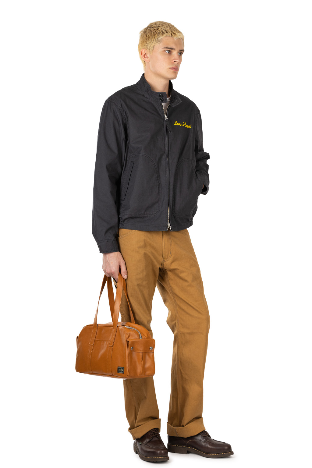 Iron Heart - 6.2oz Serge Drizzler Jacket - Black
