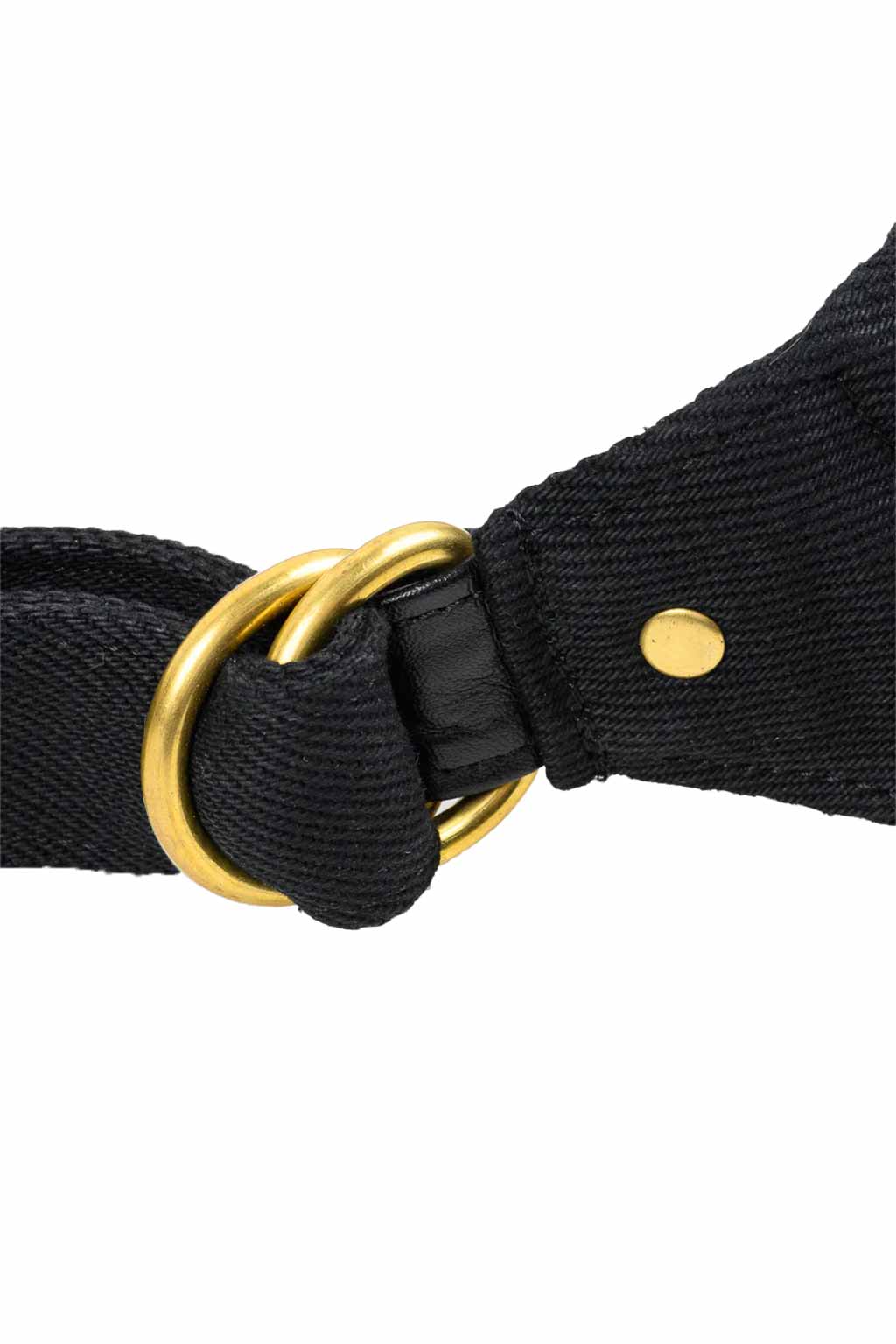 Iron Heart - IHE-37-BLK - 21oz Denim Waist Bag - Superblack Non-Fade