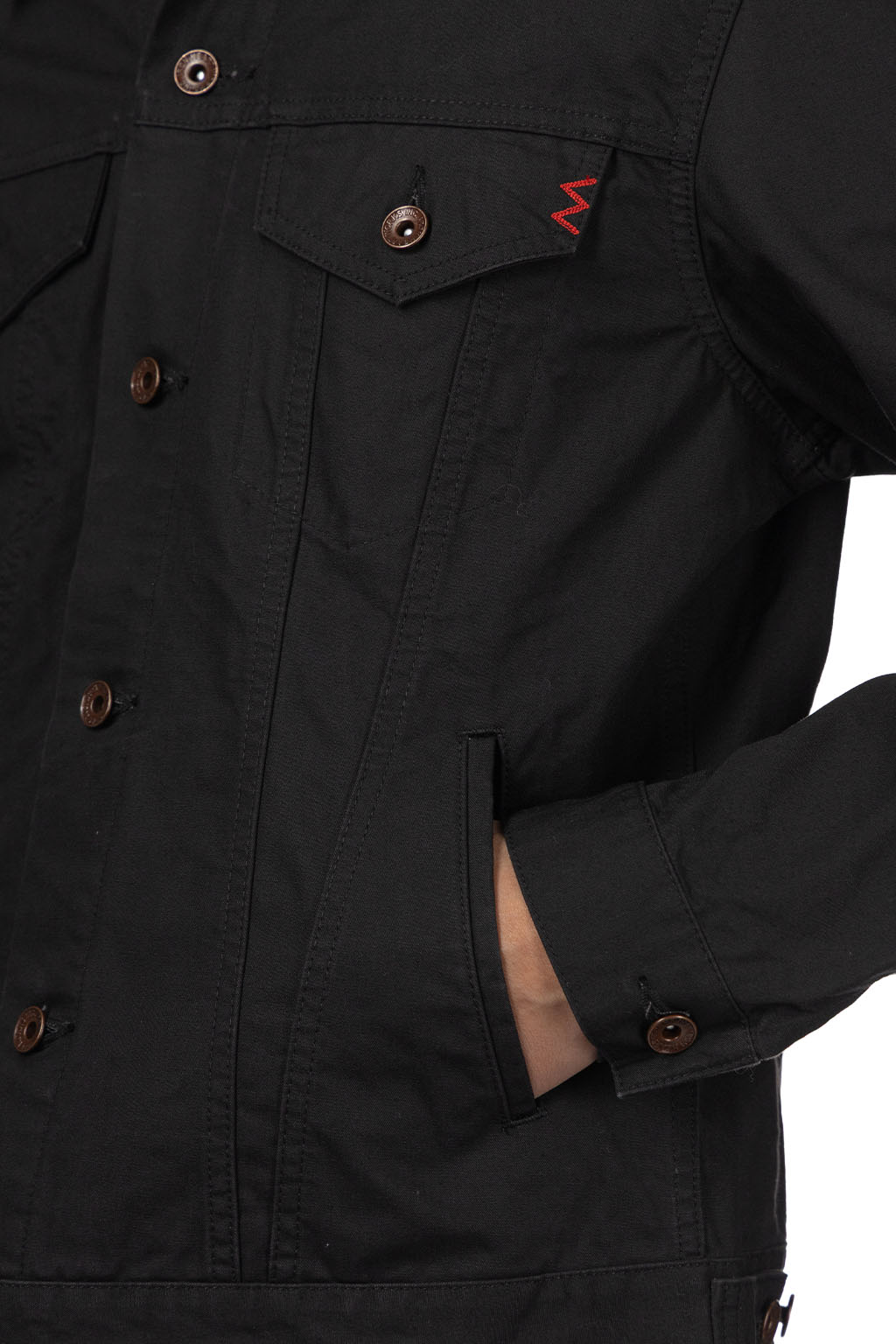 Iron Heart - IHJ-147-BLK - 9oz Canvas Type III Jacket - Black 