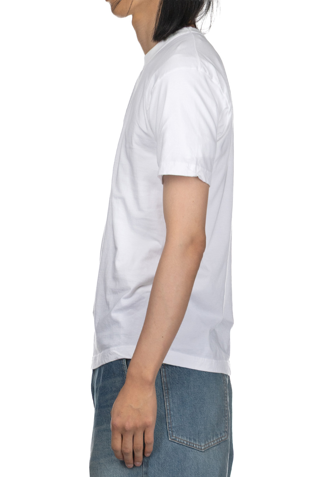 Iron Heart - UTIL-WHT - 5.5oz Loopwheel Crew Neck T-Shirt - White