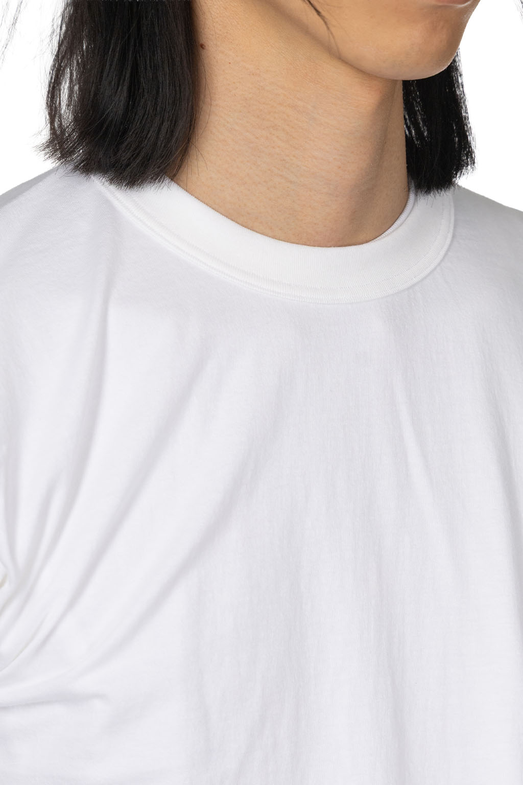 Iron Heart - UTIL-WHT - 5.5oz Loopwheel Crew Neck T-Shirt - White