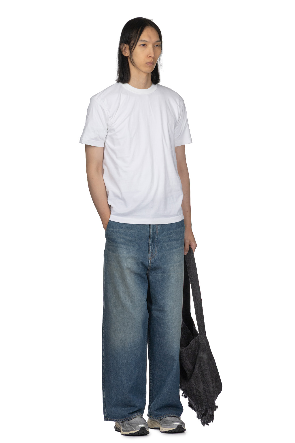 Iron Heart - UTIL-WHT - 5.5oz Loopwheel Crew Neck T-Shirt - White