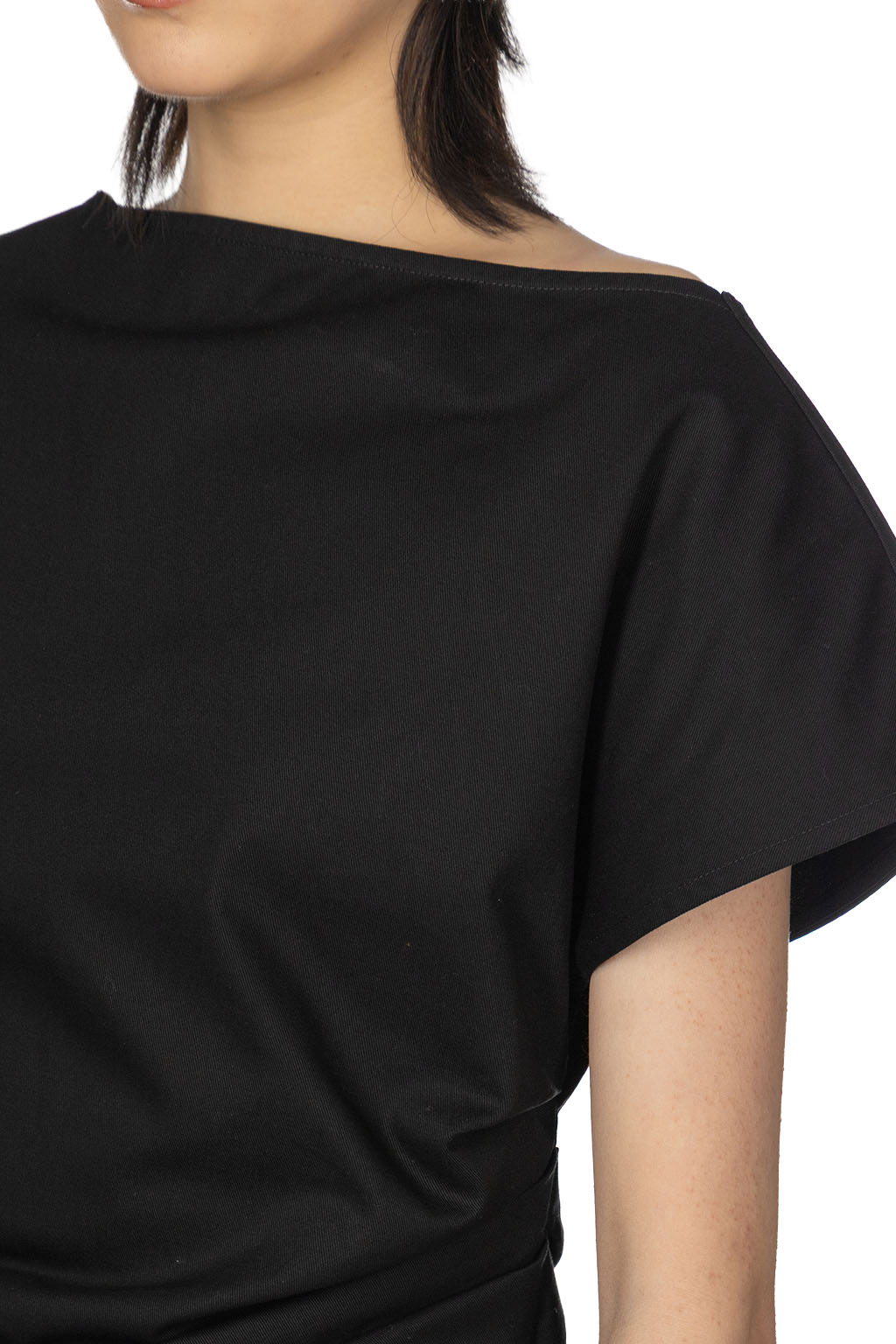 JW Anderson - Asymmetric Draped Top - Black