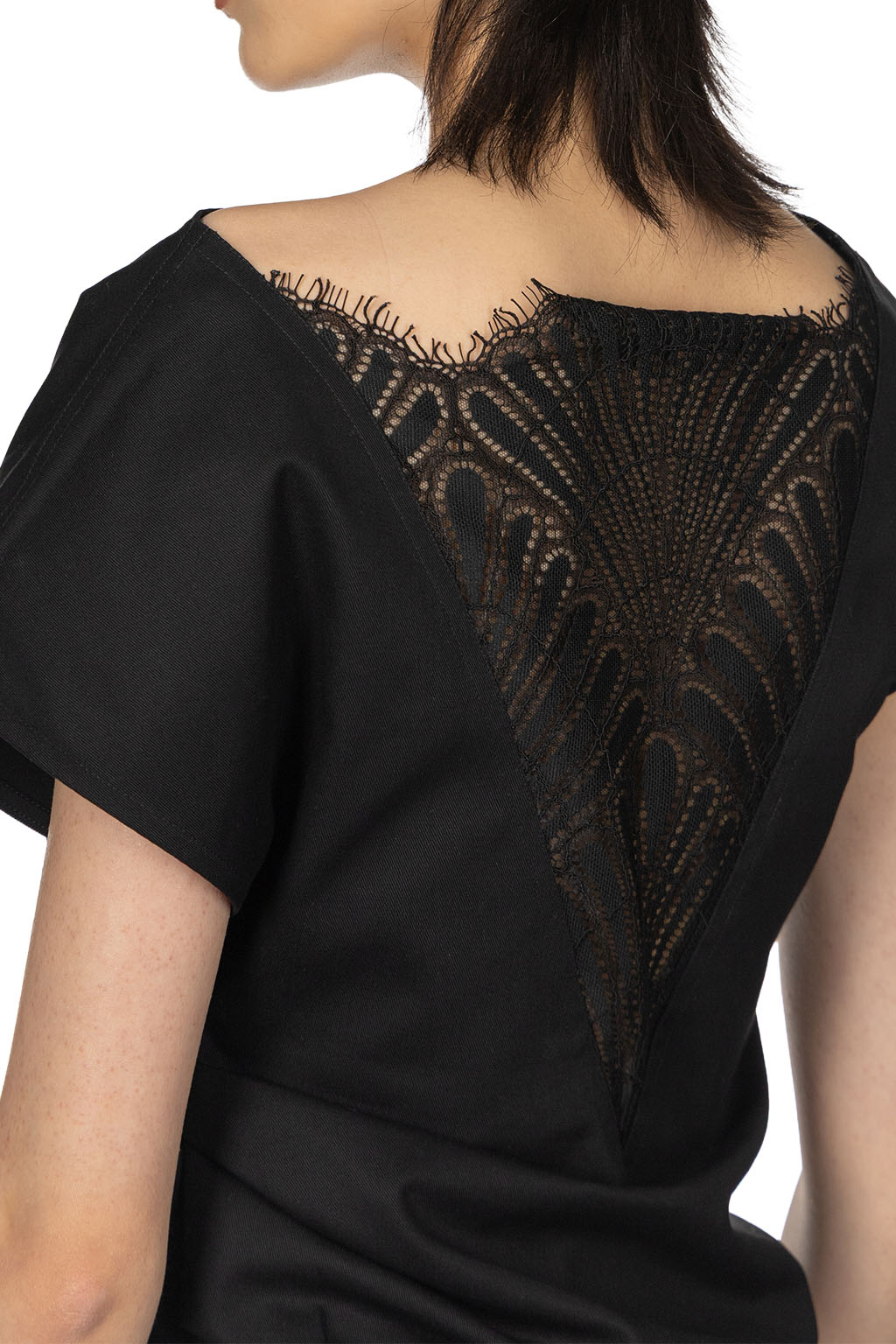 JW Anderson - Asymmetric Draped Top - Black