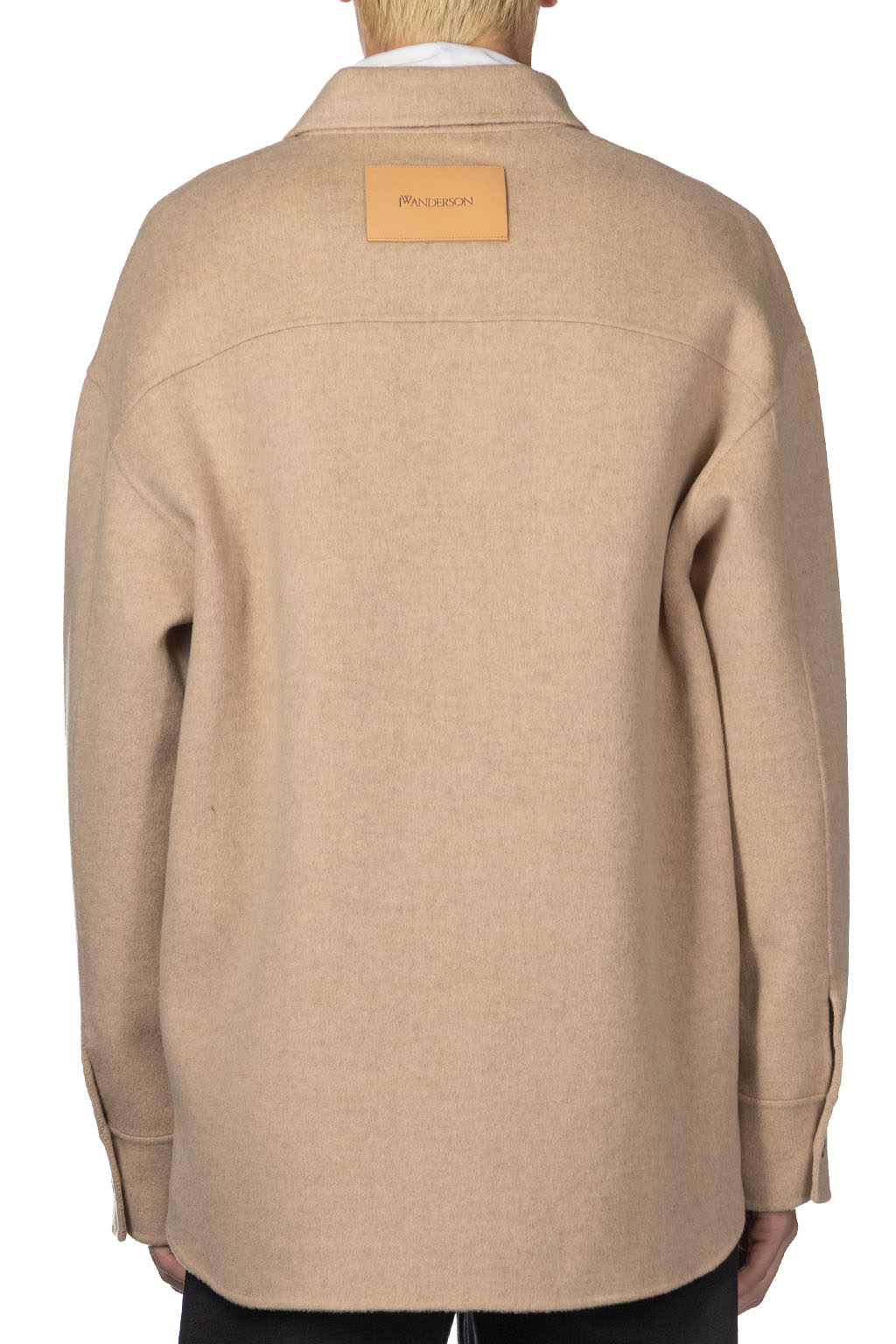 JW Anderson - Oversized Shirt Jacket - Clay Melange