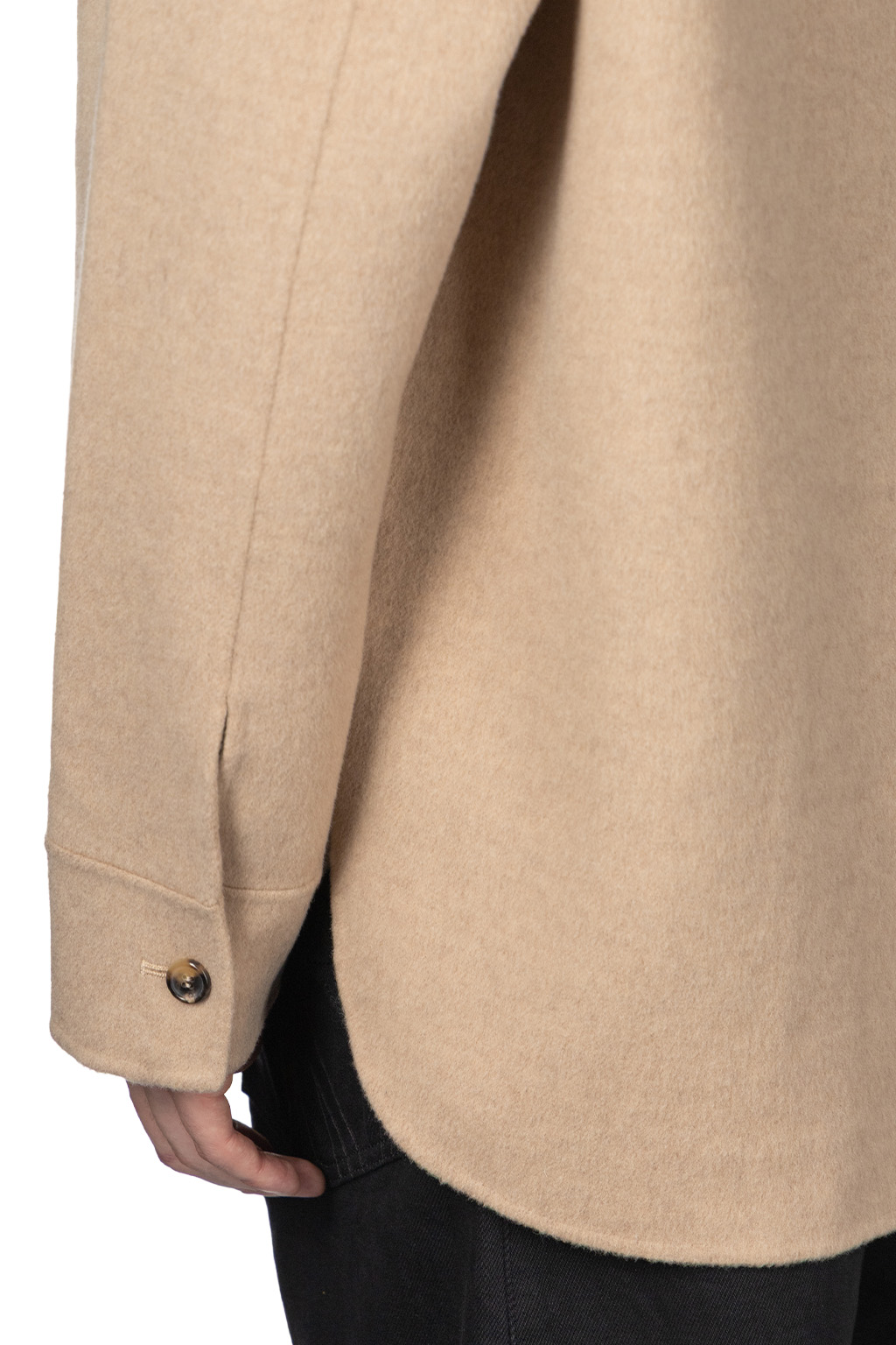 JW Anderson - Oversized Shirt Jacket - Clay Melange