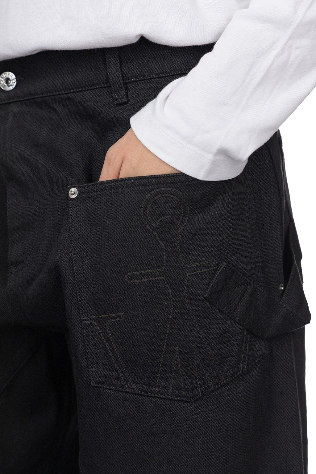 JW Anderson - Twisted Workwear Jeans - Black