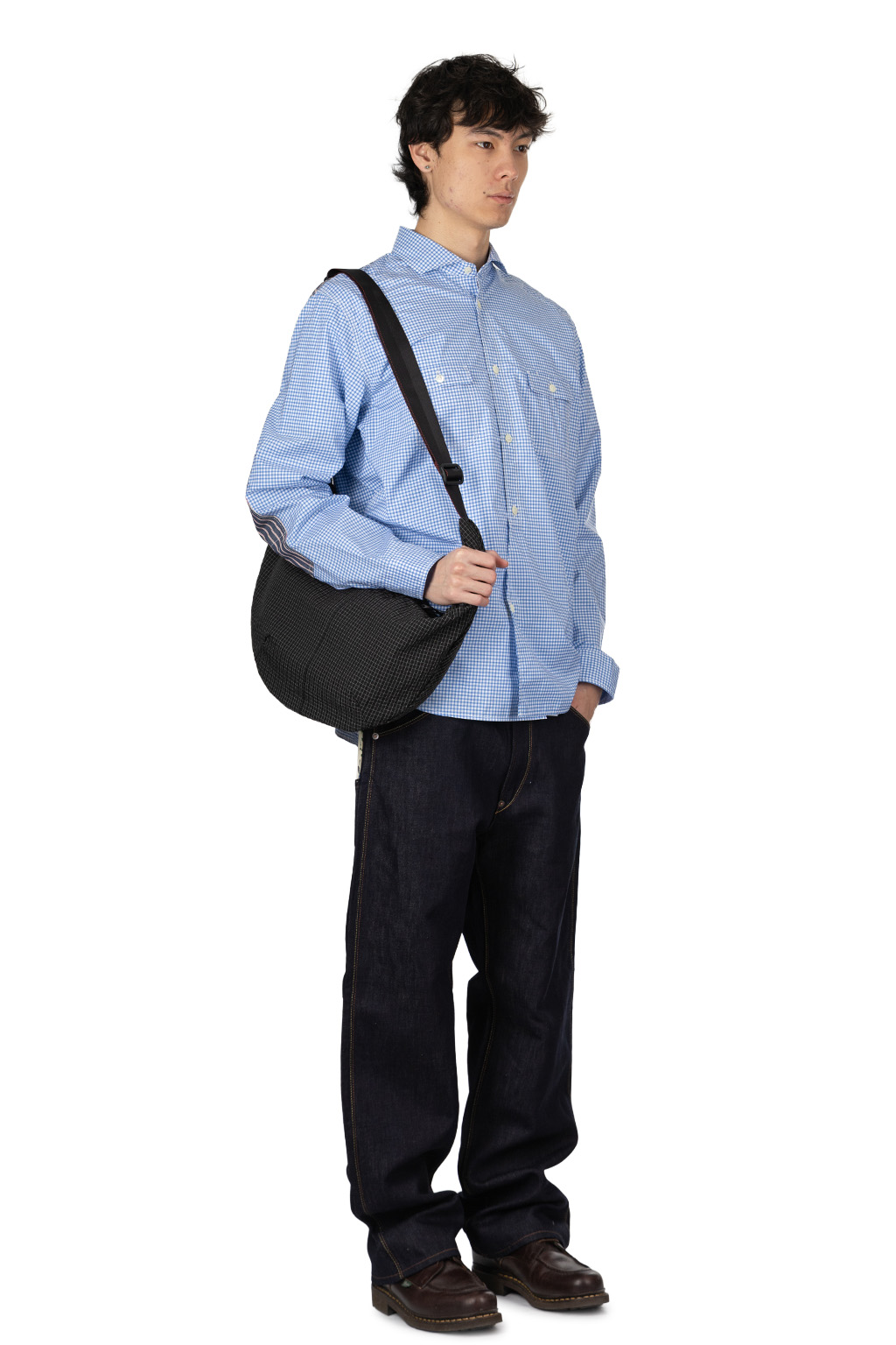 Junya Watanabe MAN - Cotton Check x Cotton Stripe Shirt