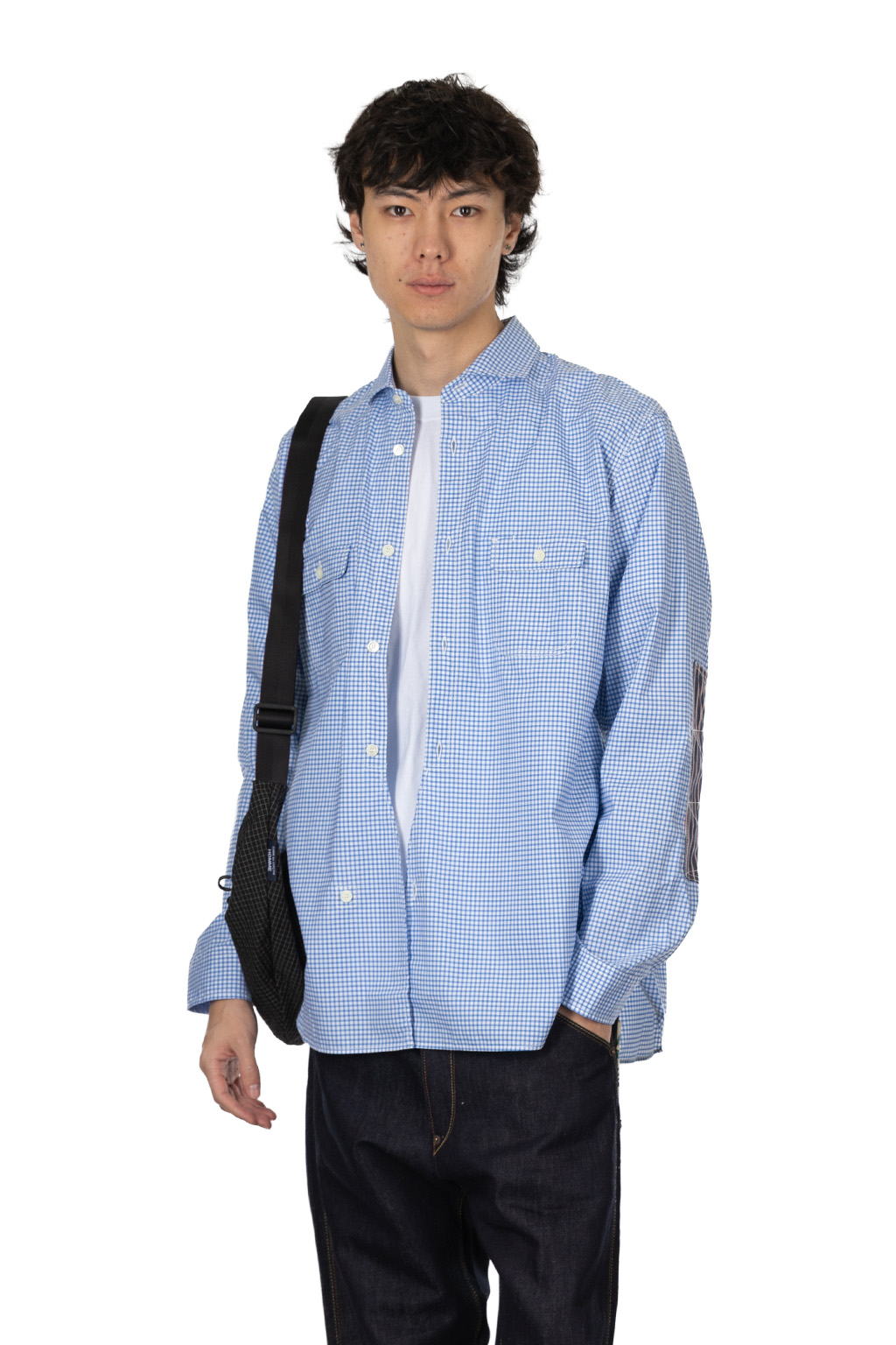 Junya Watanabe MAN - Cotton Check x Cotton Stripe Shirt
