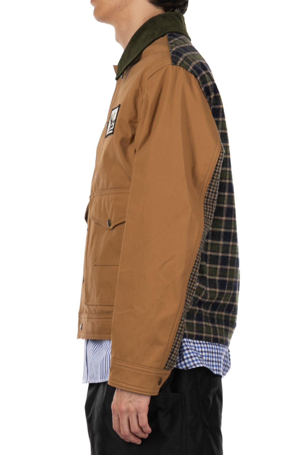 Junya Watanabe MAN - FILSON W Name Jacket - Beige x Navy Green