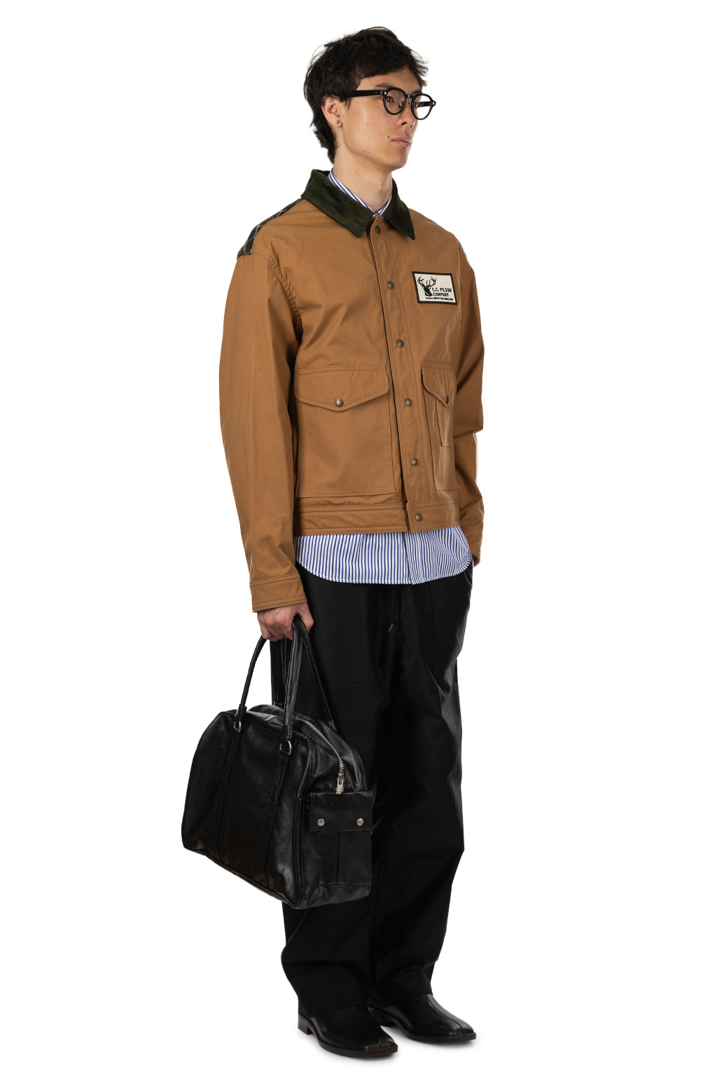 Junya Watanabe MAN - FILSON W Name Jacket - Beige x Navy Green