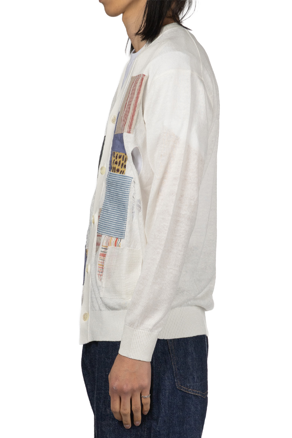 Junya Watanabe MAN - Junya Watanabe Patchwork Cardigan - Off White x Off White