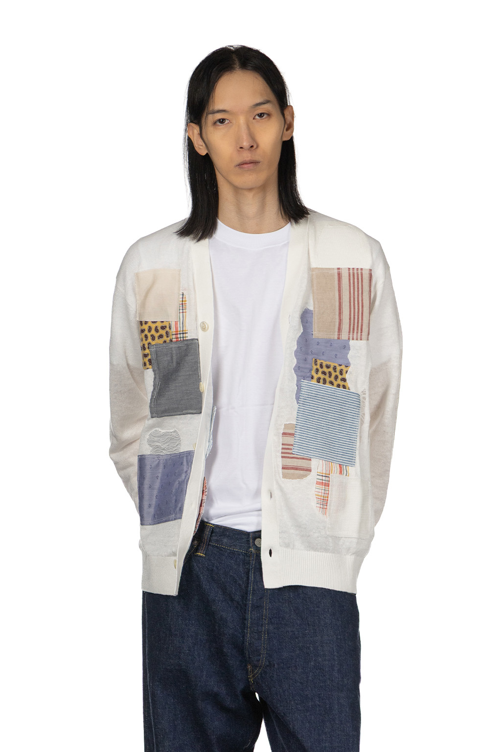 Junya Watanabe MAN - Junya Watanabe Patchwork Cardigan - Off White x Off White
