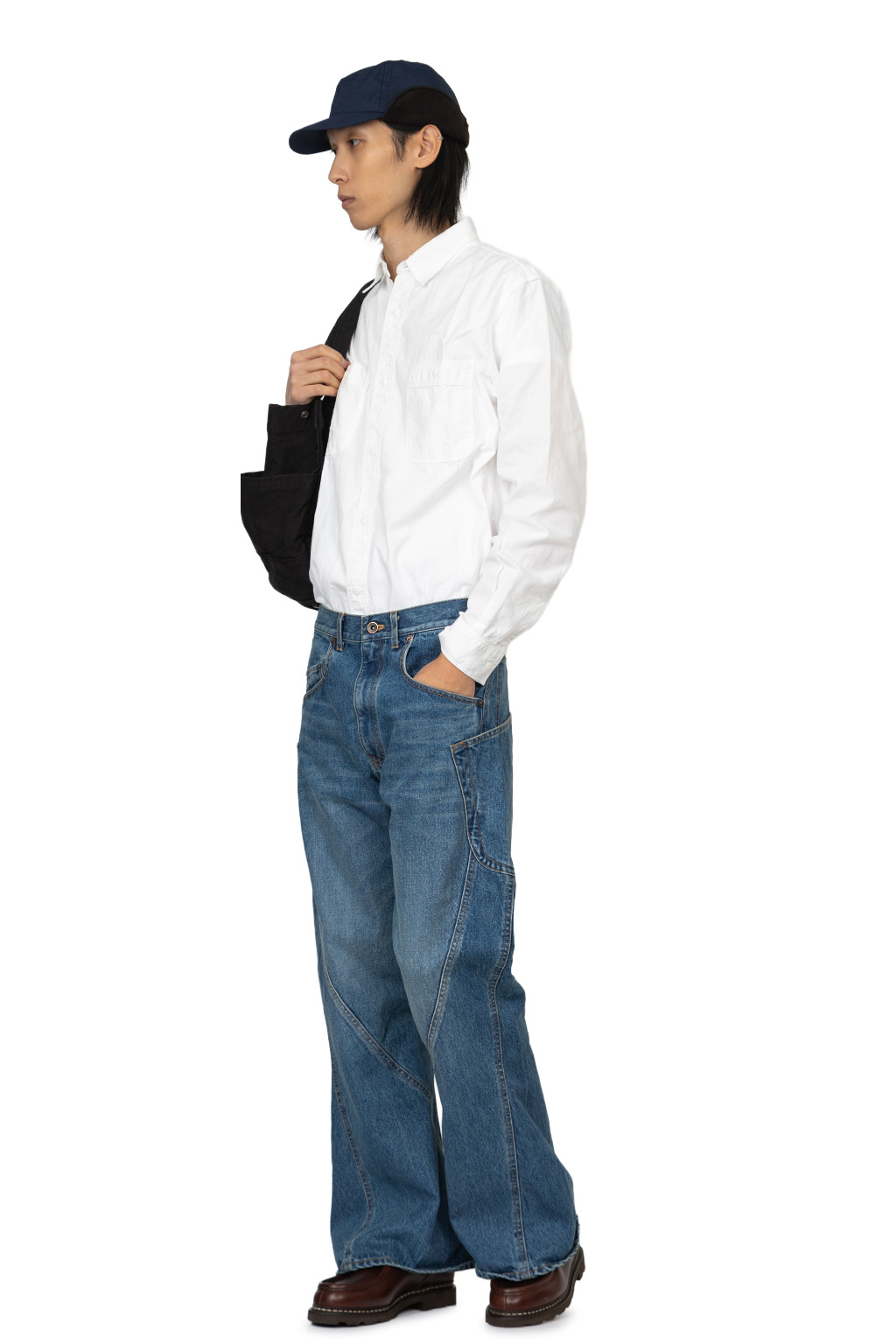 KHOKI - 3D Cutting Denim Pants