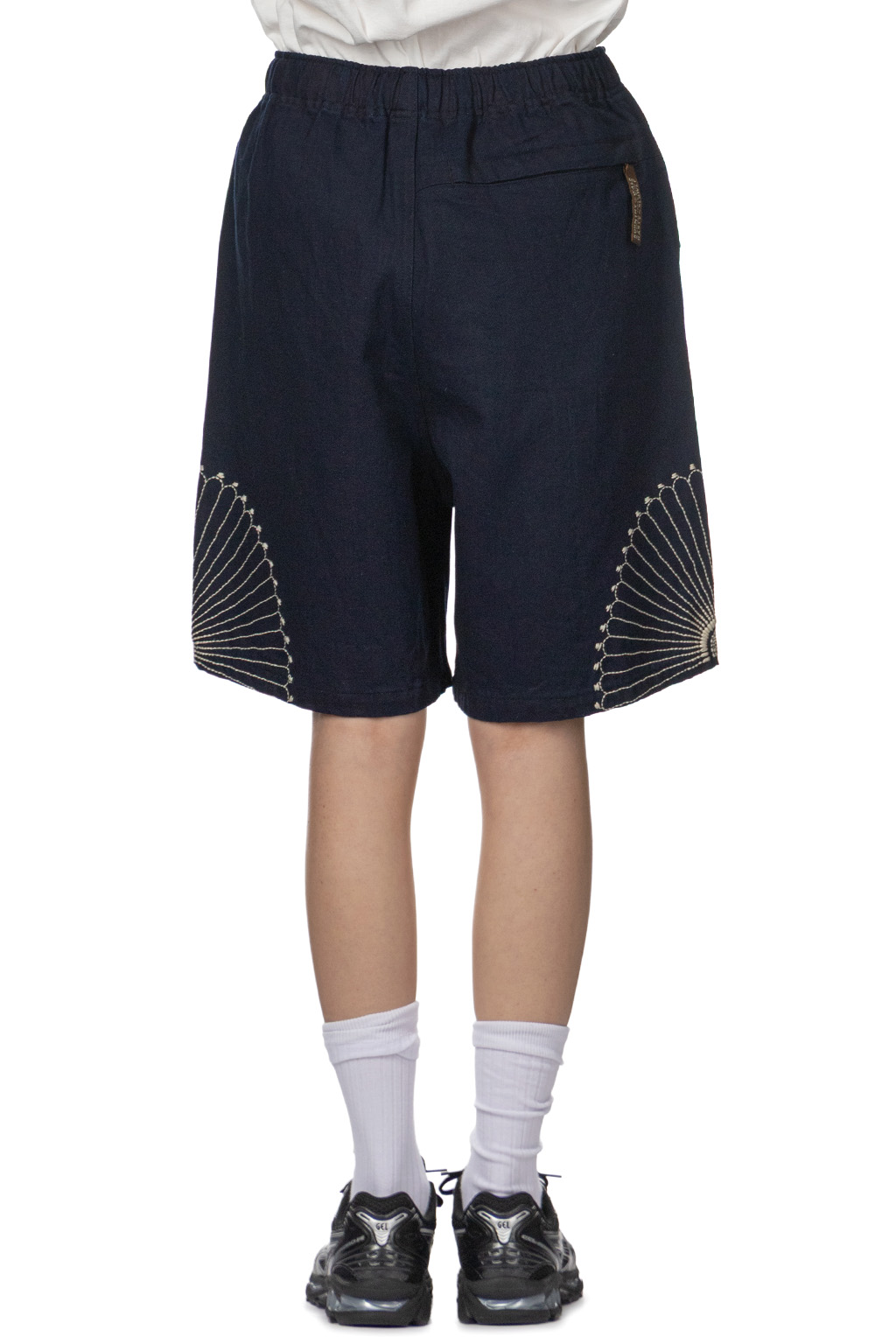 Kapital - 10oz IDGxIDG Denim EASY Short Pants -FUROSHIKI Embroidry     
