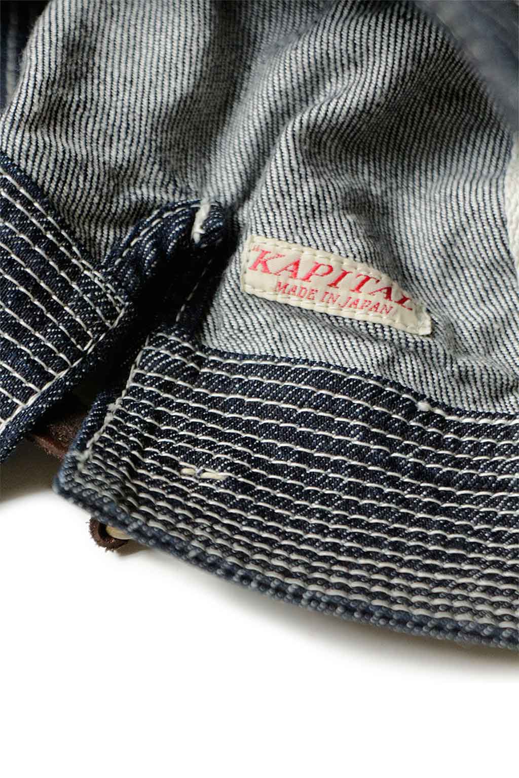 Kapital - 11.5oz Denim THE OLD MAN AND THE SEA Cap - 2 Colors