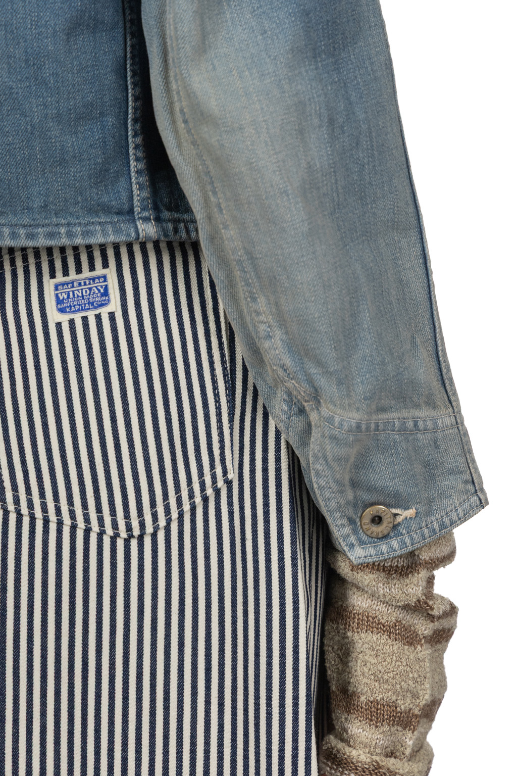 Kapital - 12oz Denim Cropped WINDAY CHOR JKT - PRO