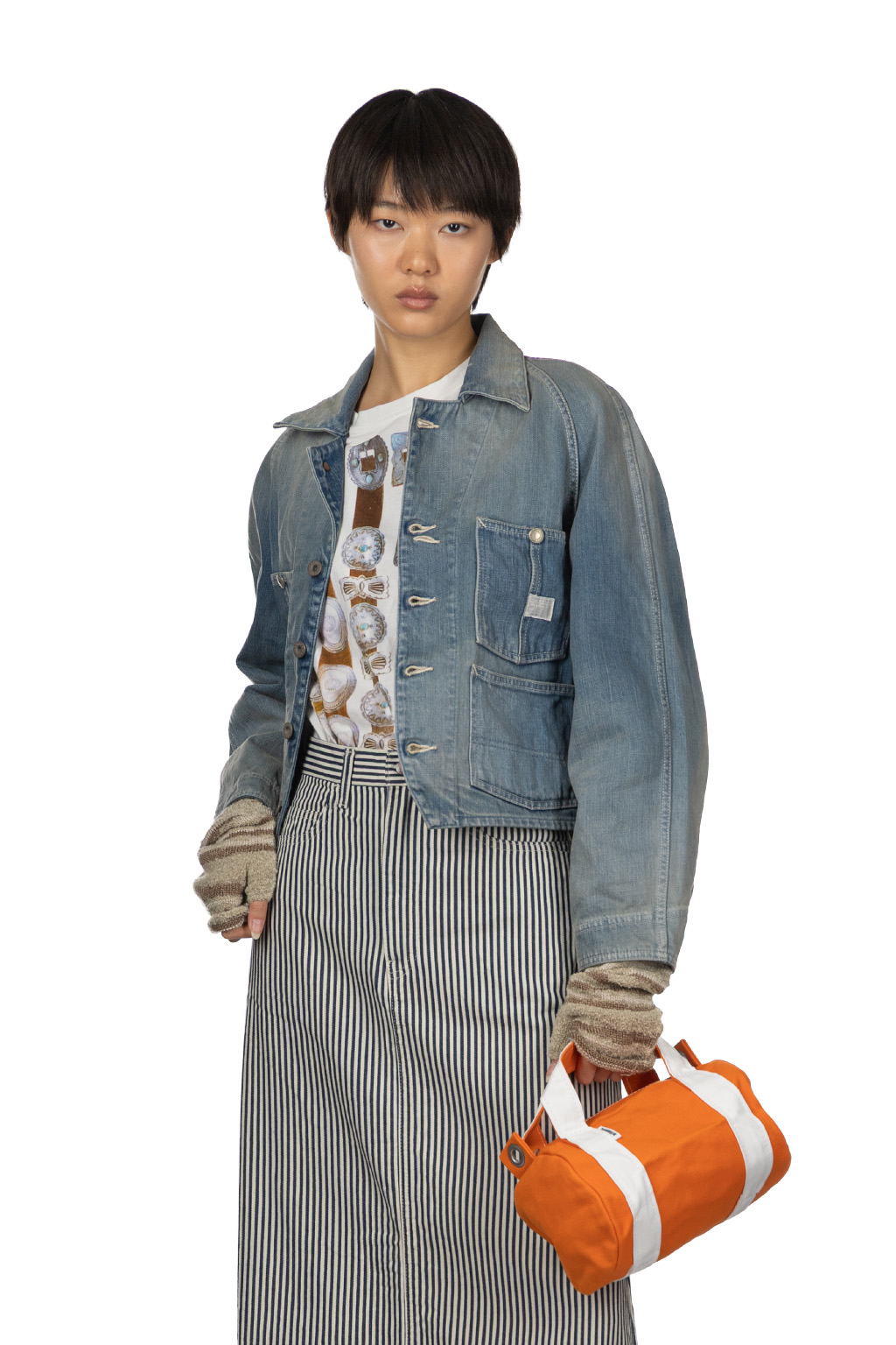 Kapital - 12oz Denim Cropped WINDAY CHOR JKT - PRO