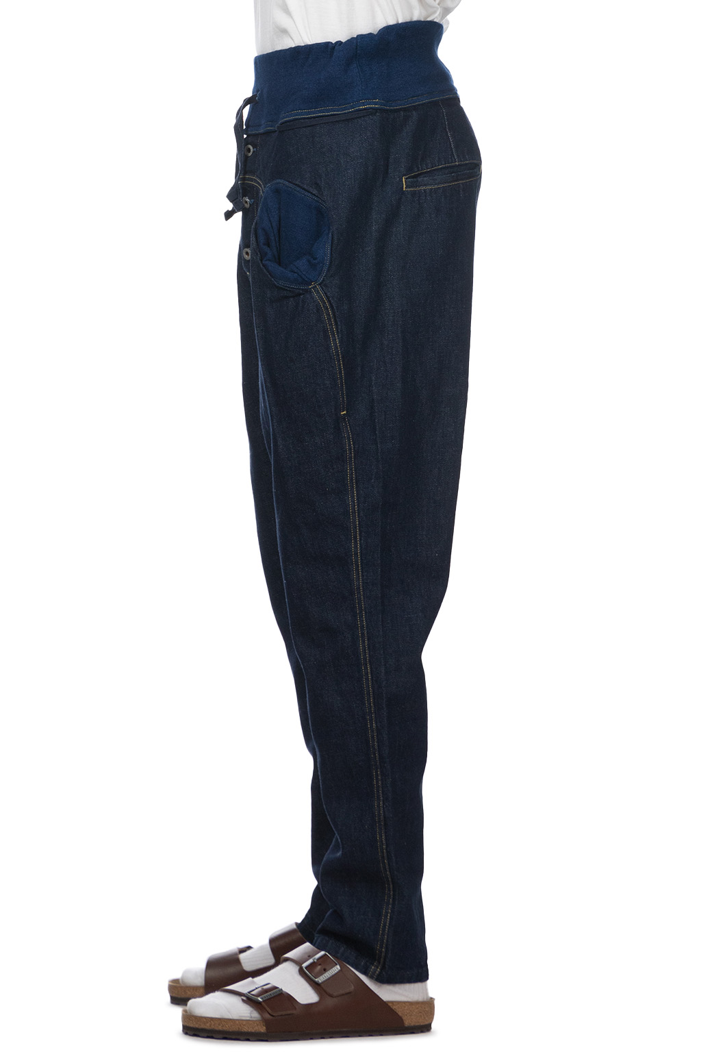 Kapital 12oz Denim SAROUEL NOUVELLE Pants - Indigo