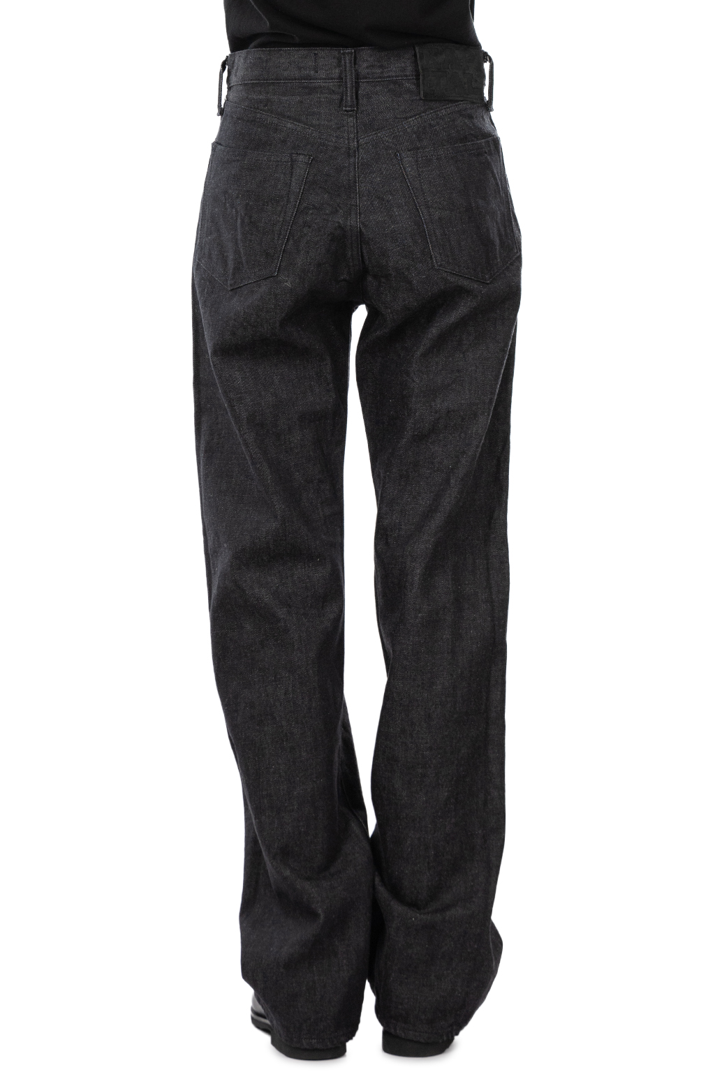 Kapital - 14oz BLK Denim 5P MONKEY TH (ZIP Ver.) - Black