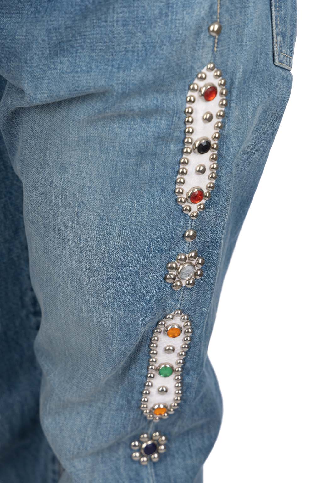 Kapital - 14oz Denim 5P MONKEY CISCO (STUDS)