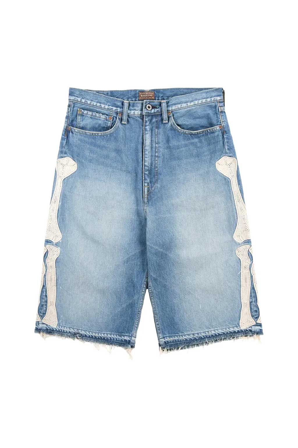 Kapital - 14oz Denim 5P Shorts (BONE)
