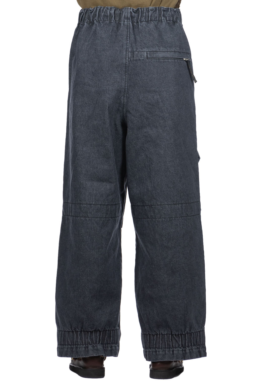 Kapital - 14oz Denim SHOVEL Baggy Pants - Black x Natural