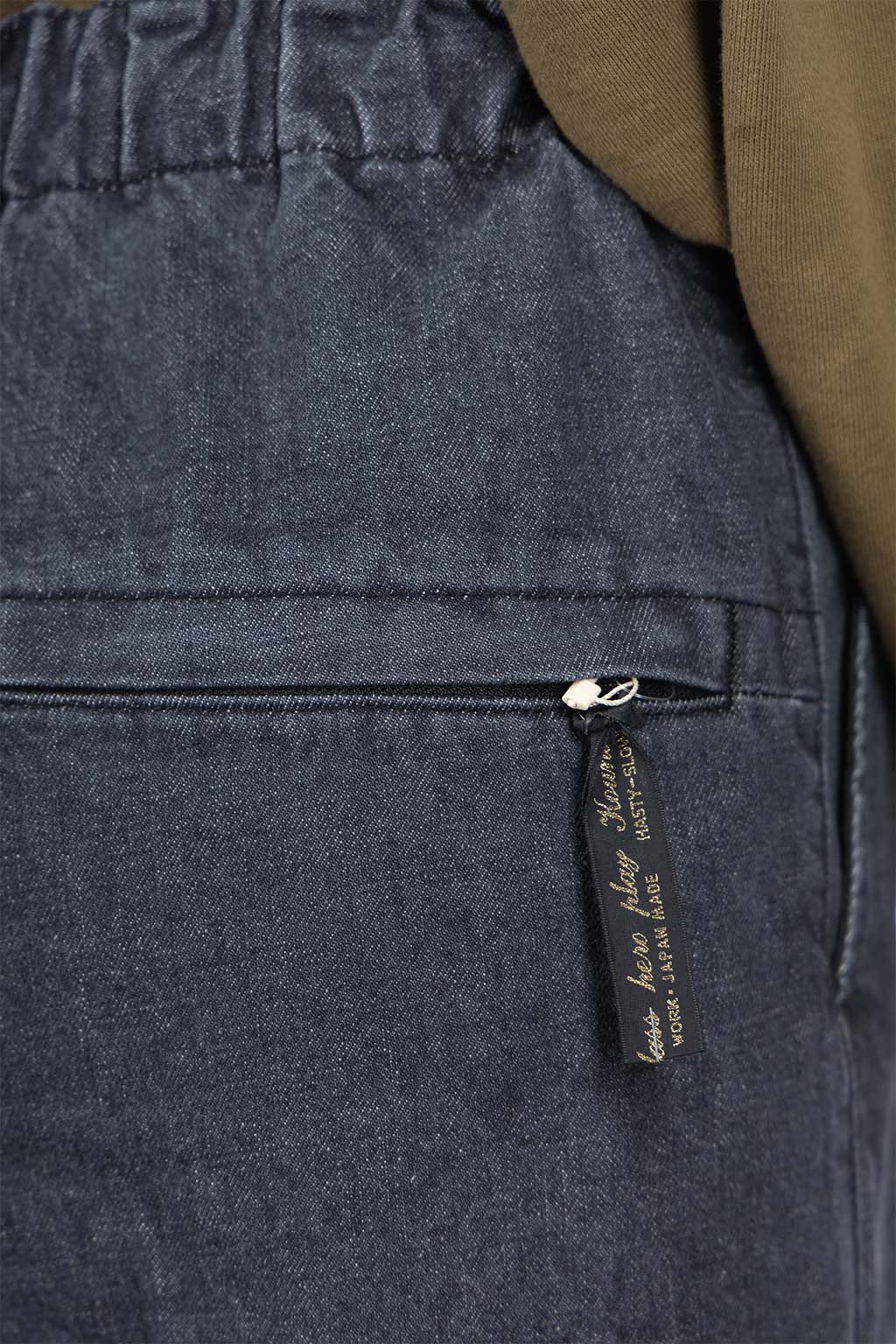 Kapital - 14oz Denim SHOVEL Baggy Pants - Black x Natural