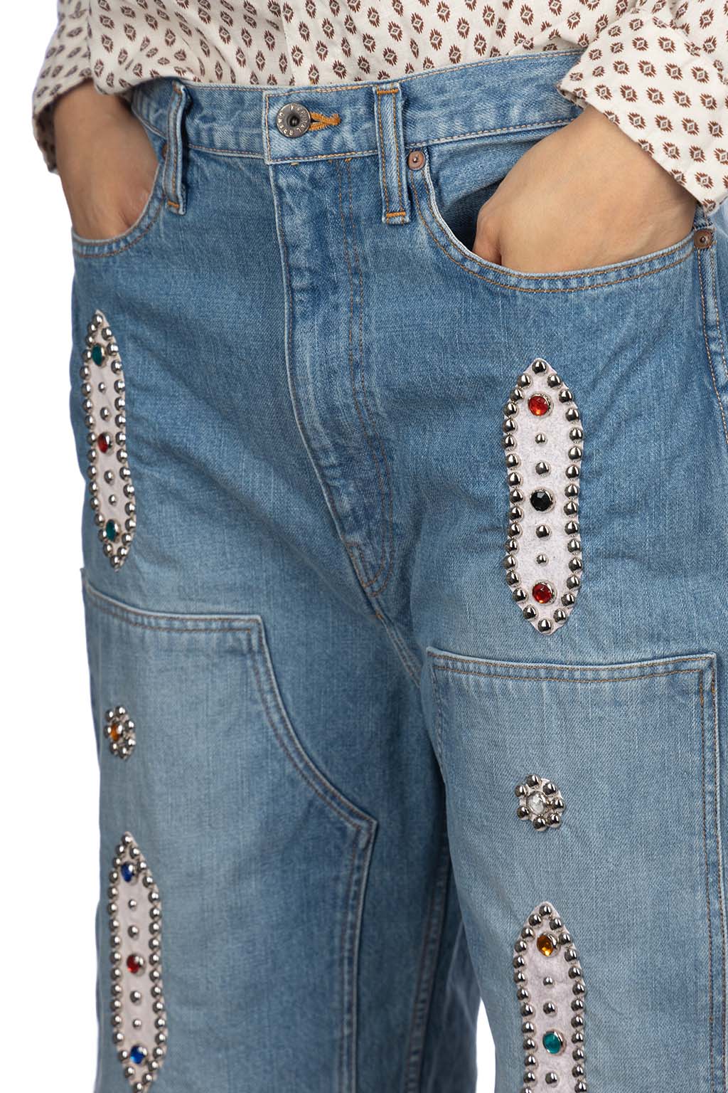 Kapital - 14oz Denim Shorts (STUDS Remake)