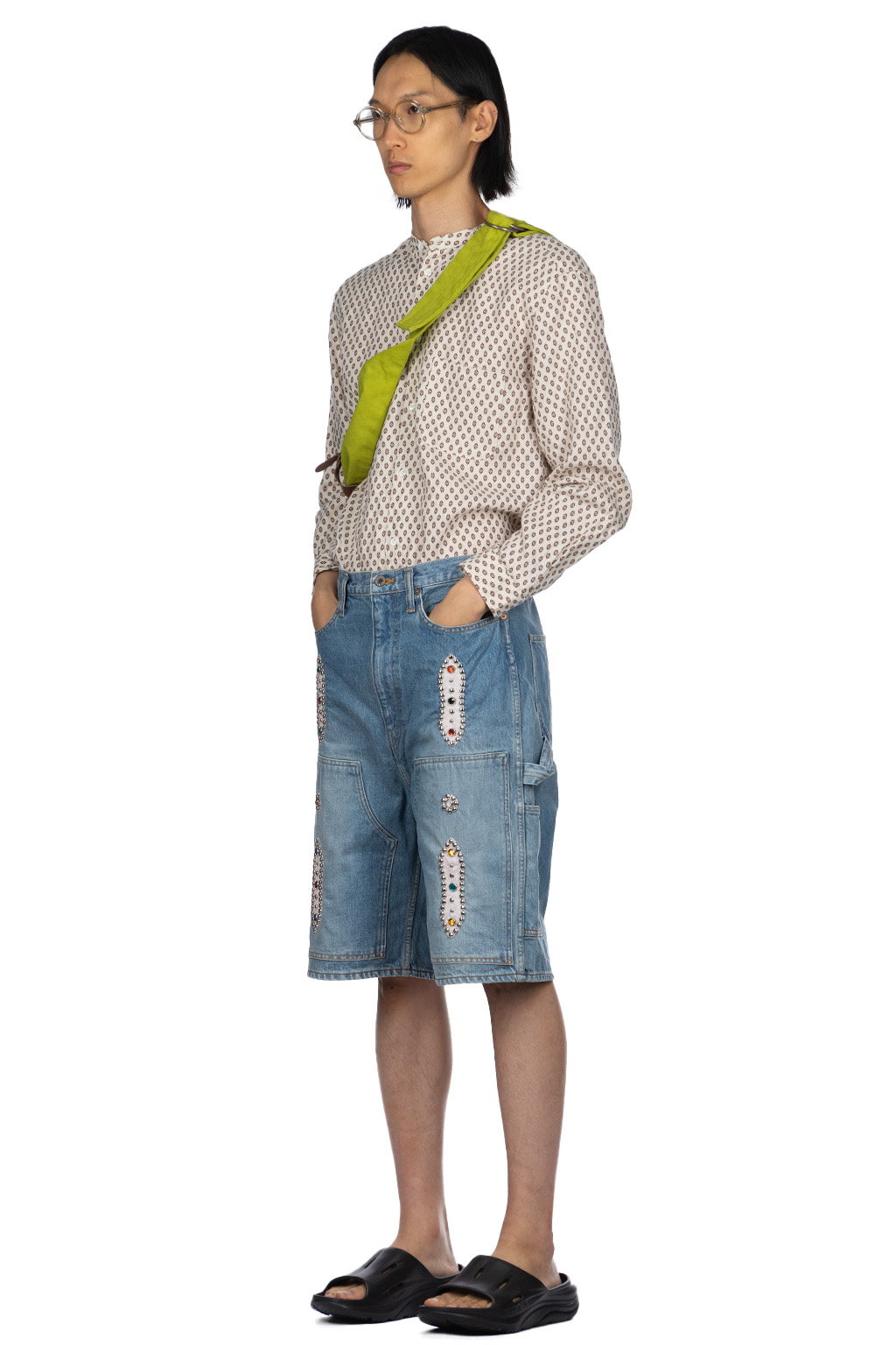 Kapital - 14oz Denim Shorts (STUDS Remake)