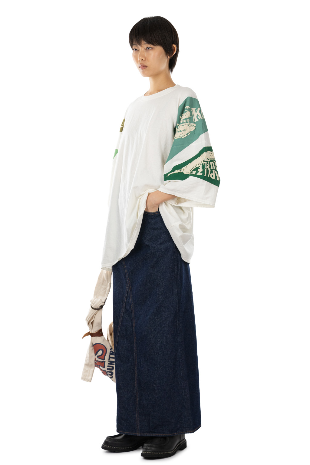 Kapital - 18.5/-Jersey HUGE T (Pennant YUKON) - Green