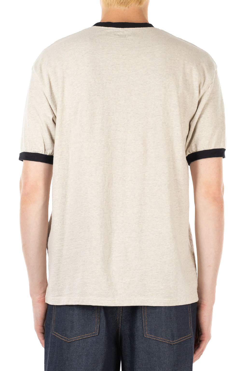 Kapital - 18.5/-Jersey RINGER Pocket T (FARMY) - Natural