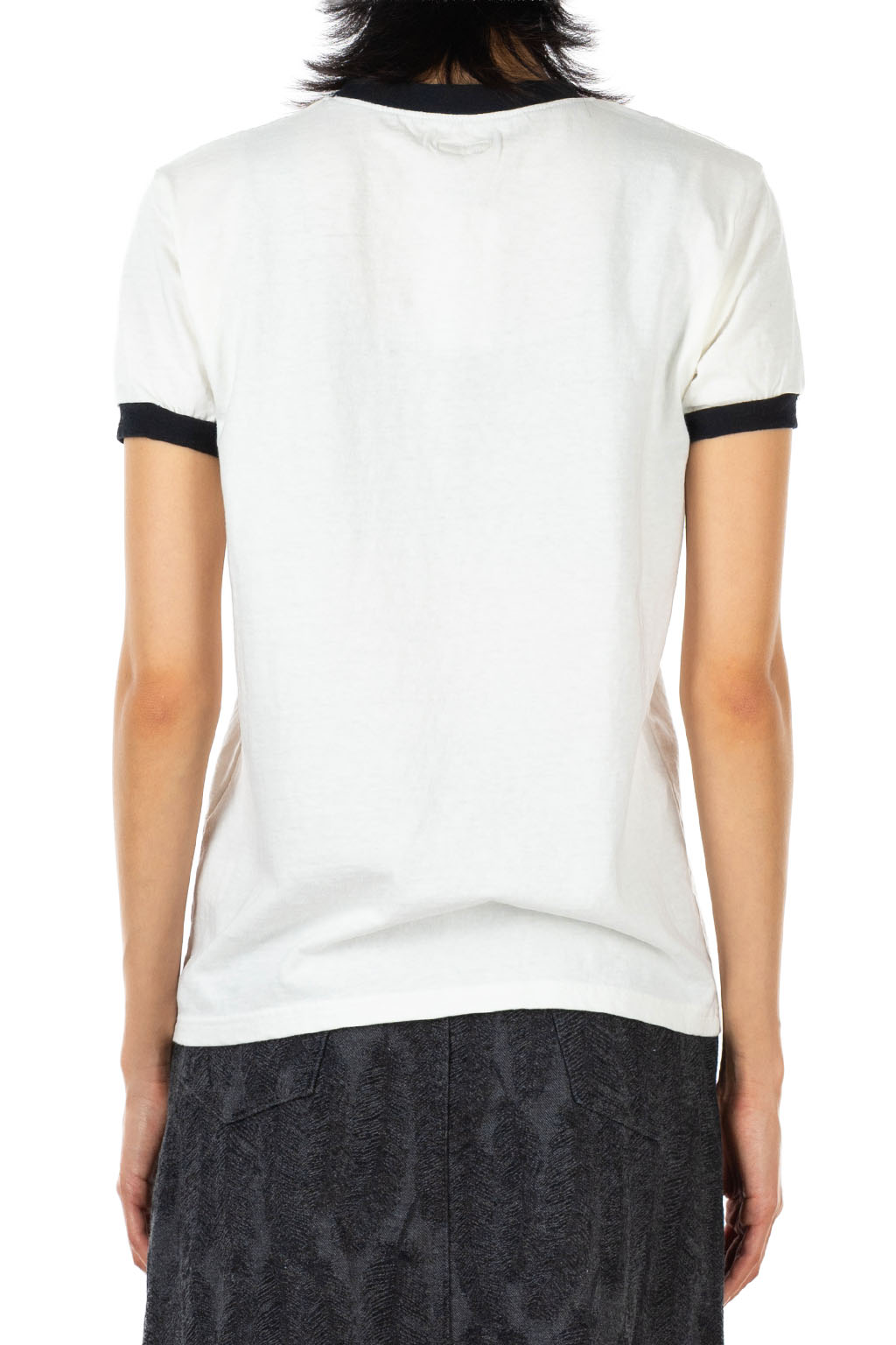 Kapital - 18.5/-Jersey RINGER Pocket T (FARMY) - White