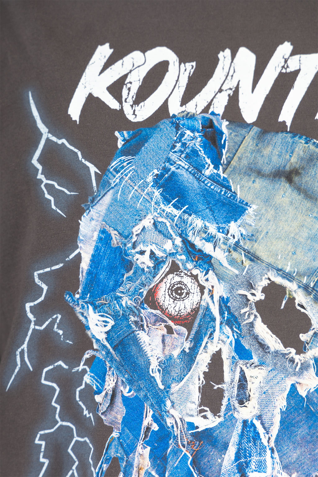 Kapital - 20/-Jersey Crew T (DenimFace)