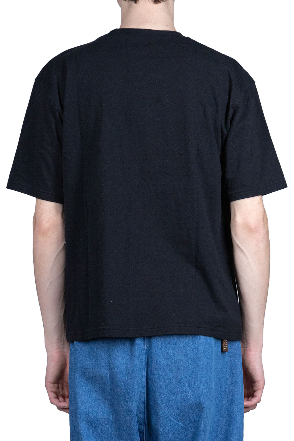 Kapital 20/-Jersey Crew Tee (Curtain Concho) - Black