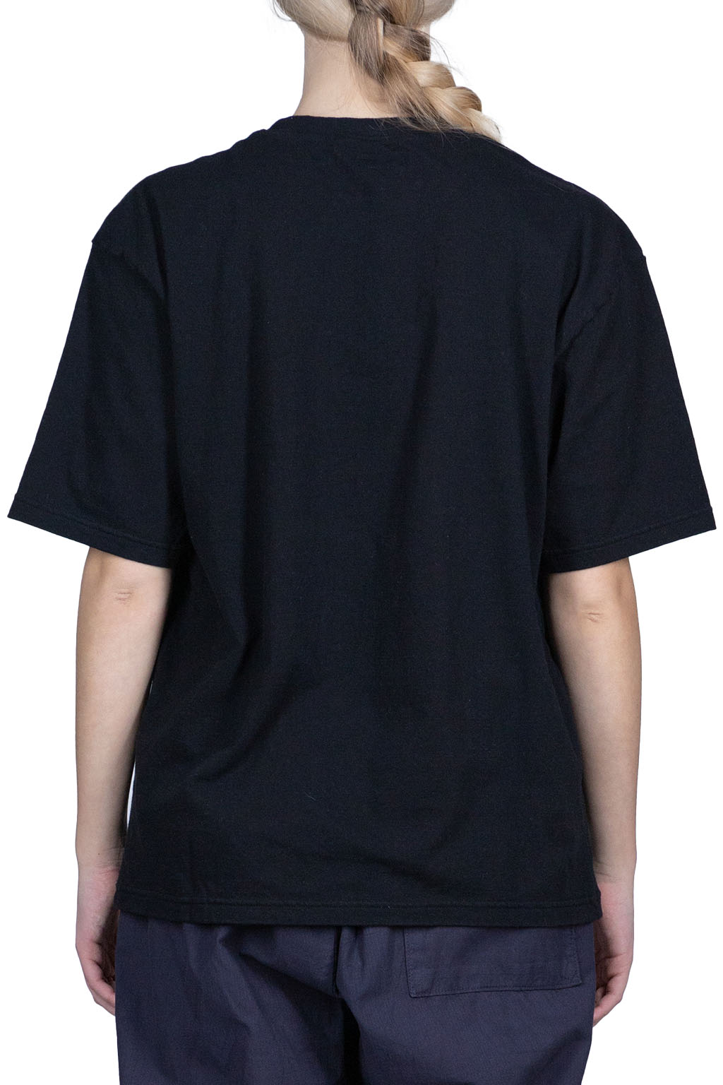 Kapital 20/-Jersey Crew Tee (Curtain Concho) - Black