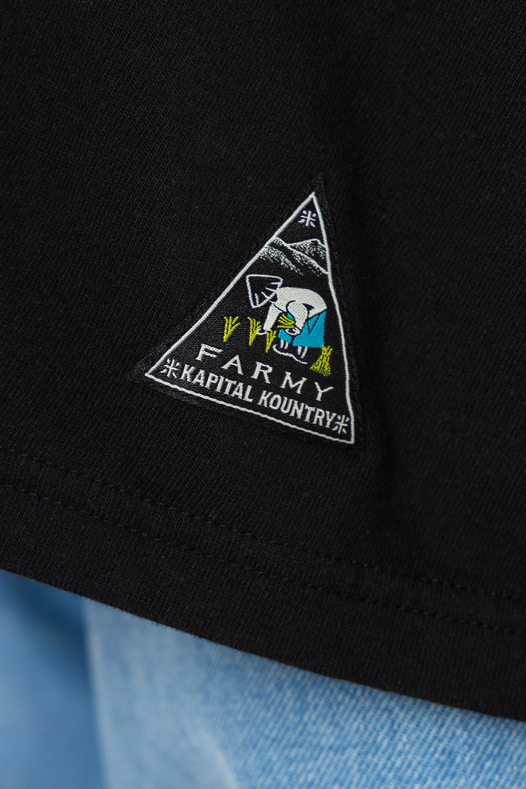 Kapital - 20/-Jersey KATABIRA HUGE-T (FARMY) - Black