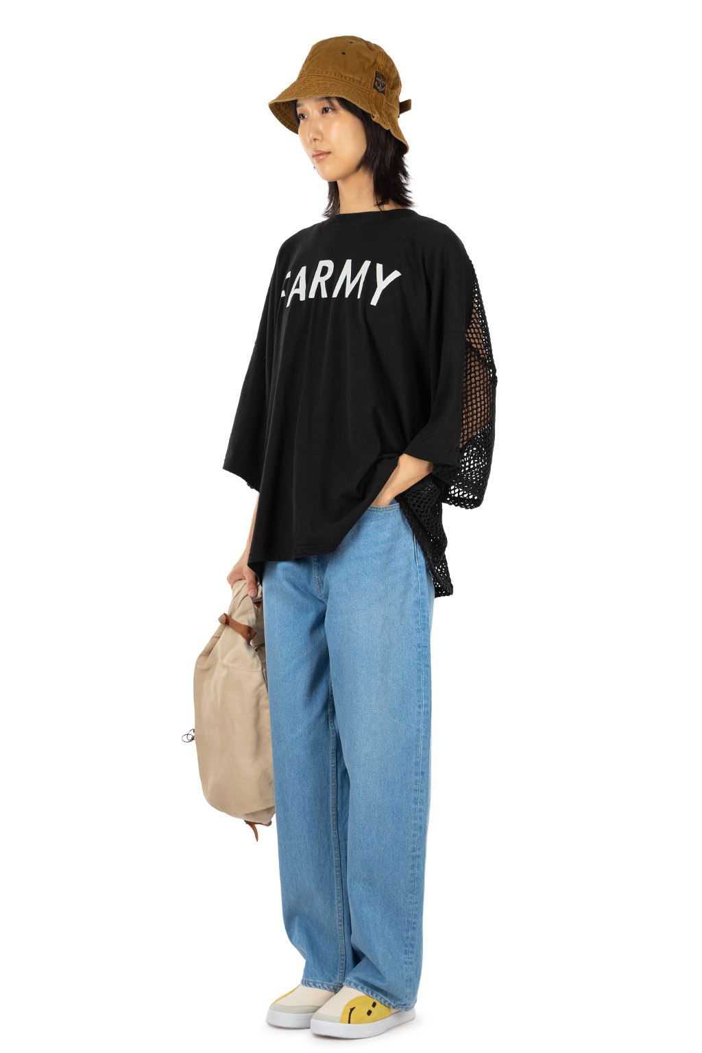 Kapital - 20/-Jersey KATABIRA HUGE-T (FARMY) - Black