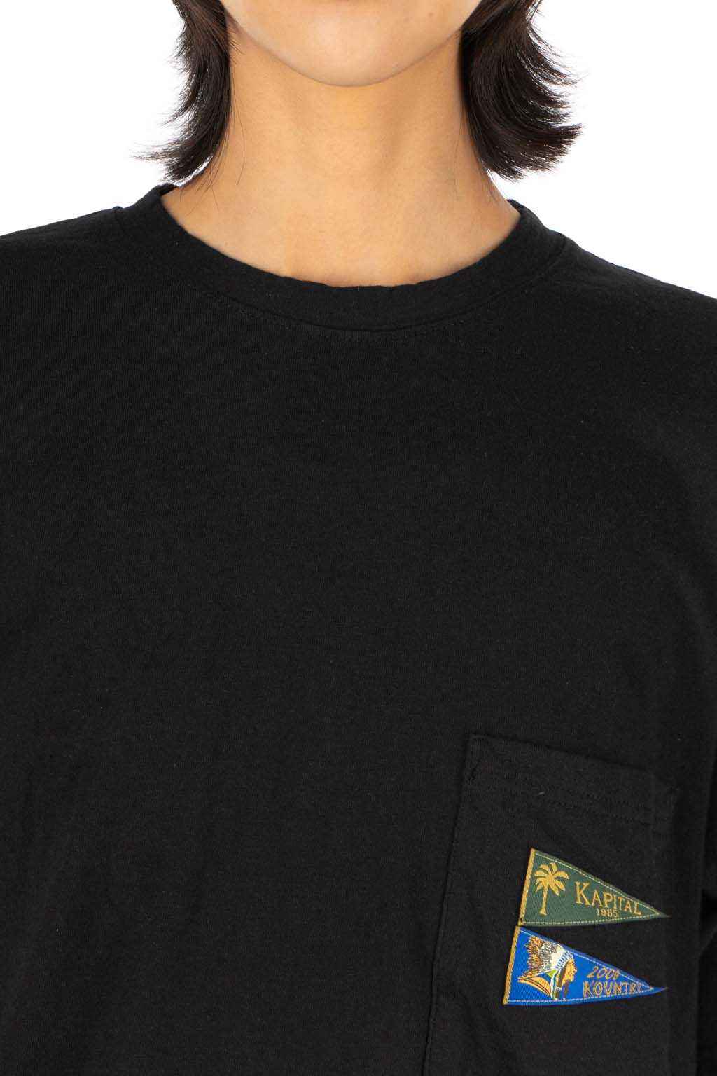 Kapital - 20 - Jersey PENNANT T -3 Flags - Black
